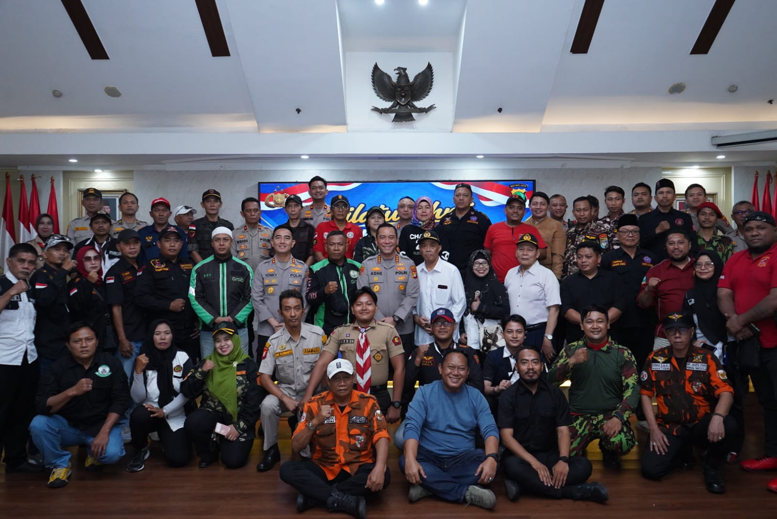 Kapolres Metro Jakut Silaturahmi bersama Ojol dan Ormas, Satukan Komitmen Jaga Kamtibmas