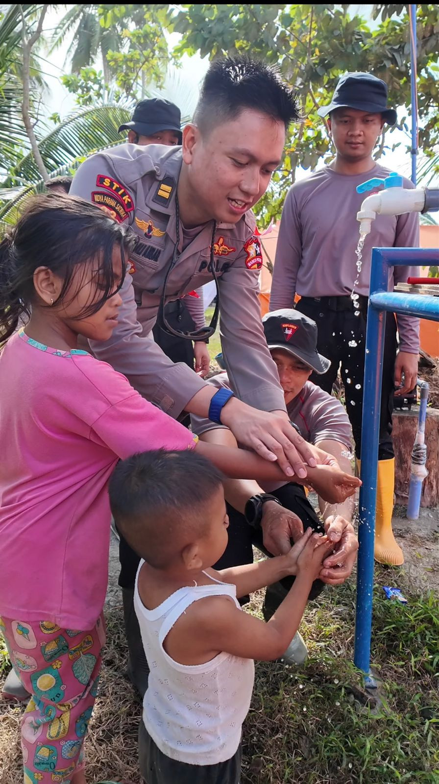 Mahasiswa STIK Angkatan 83 Bangun Sumur Bor untuk Warga Aceh Utara, Kapolres: Wujud Nyata Kepedulian Polri