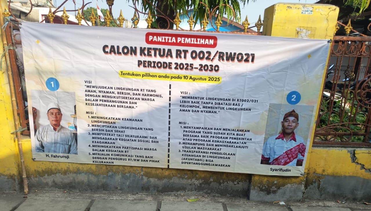 Bhabinkamtibmas Hadiri Pemilihan Ketua RT 02/21 Jakasampurna