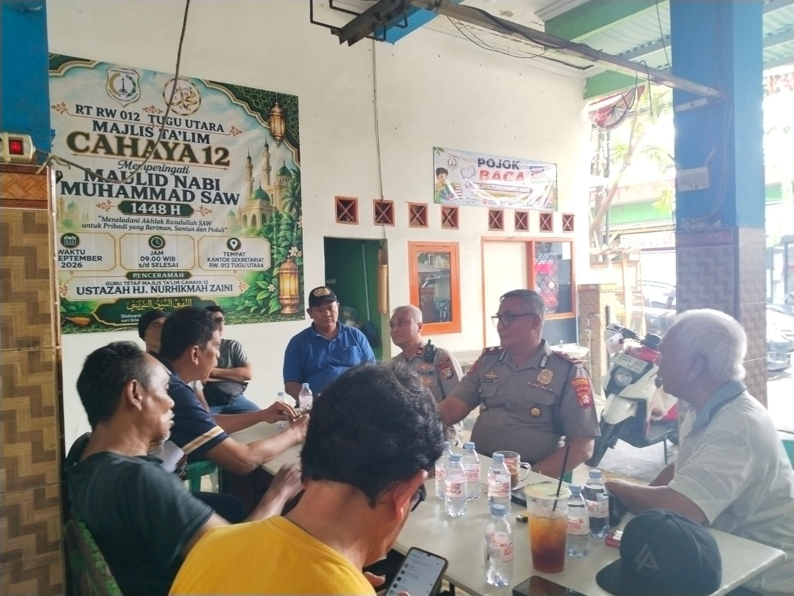 Ngariung Kamtibmas Kapolsek Koja Sambangi Warga Tugu Utara, Ajak Masyarakat Perkuat Keamanan Lingkungan