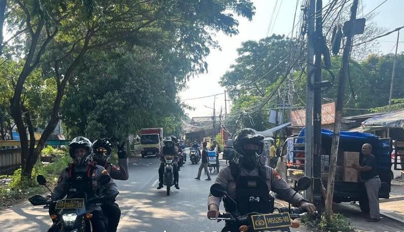Perintis Presisi Polres Bekasi Kota Sisir Titik Rawan Kriminal di Medan Satria
