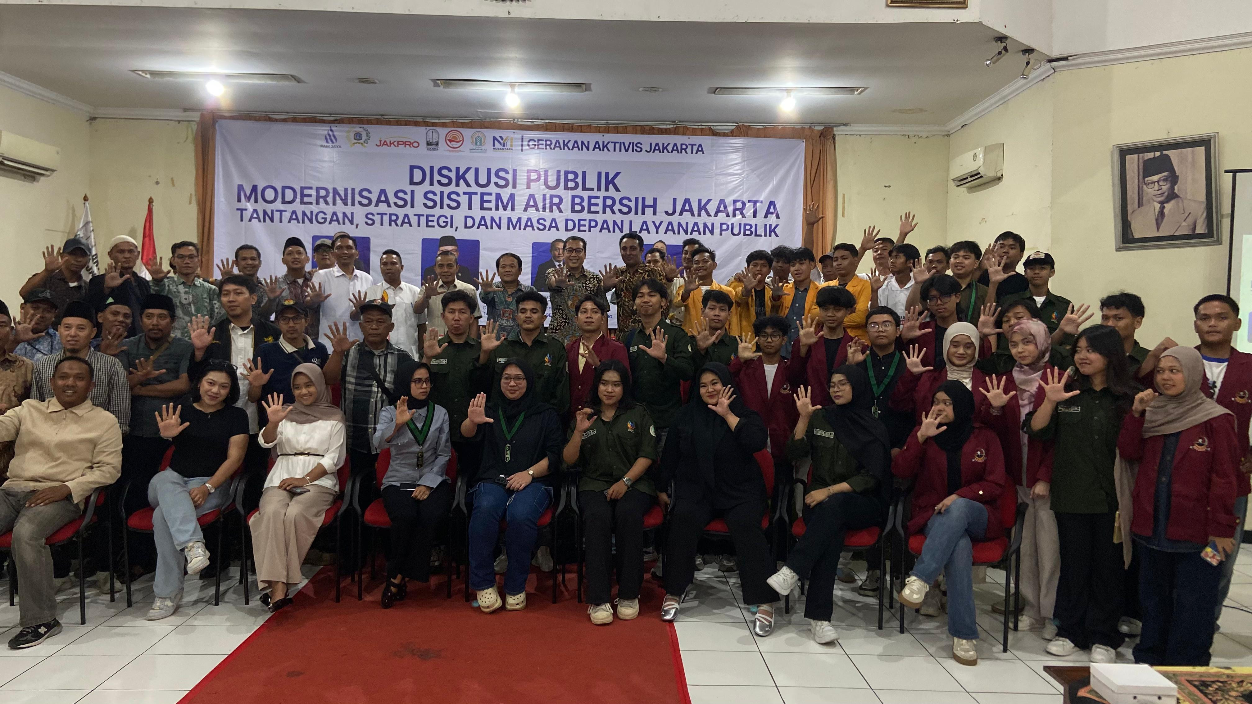 Gerakan Aktivis Jakarta Gelar Diskusi Publik tentang Modernisasi Sistem Air Bersih