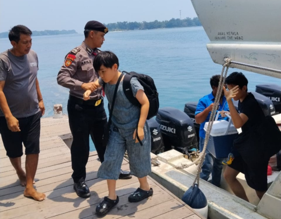 Layanan Polisi 110, Strong Point Polres Kepulauan Seribu Hadirkan Rasa Aman bagi Wisatawan