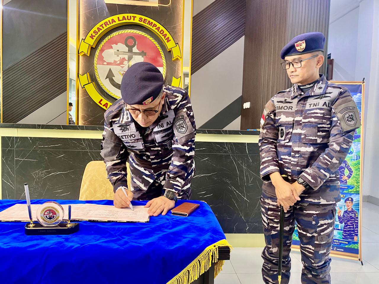 Pantau Kinerja, Tim Wasrik Ir Kodaeral IV Laksanakan Taklimat Awal di Lanal Bintan