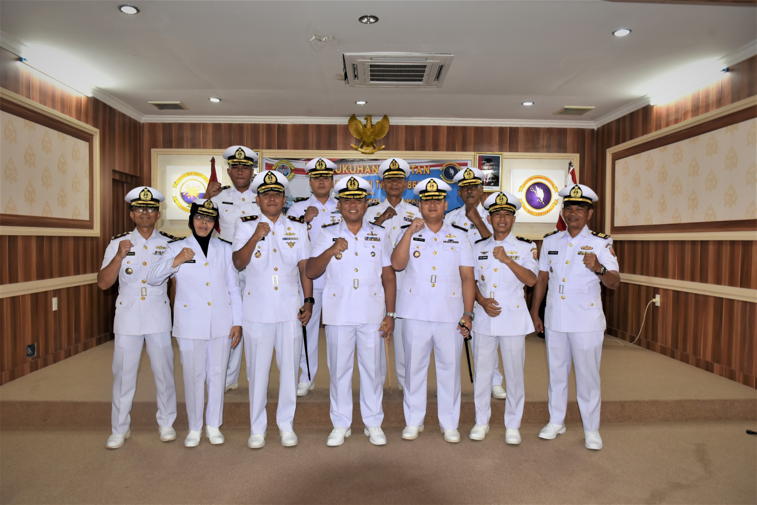 Komandan Satrol Lantamal I Pimpin Pengukuhan Jabatan Komandan KRI Torani-860