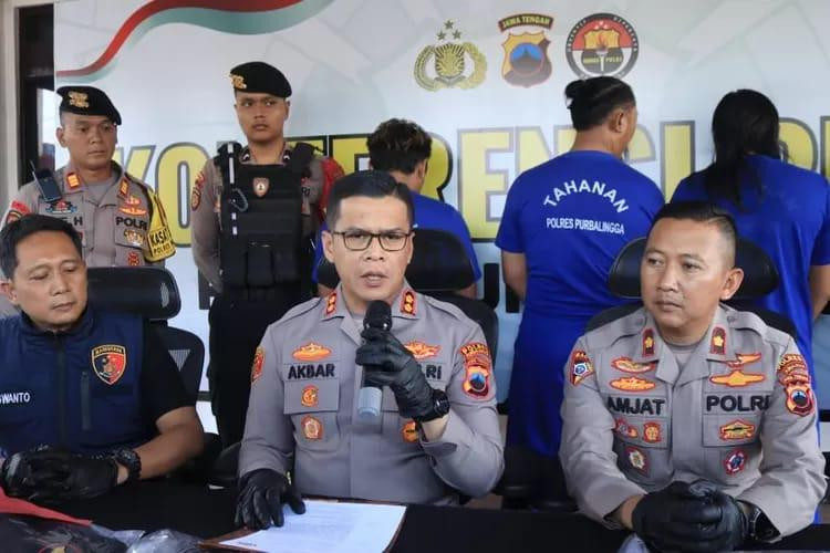Polres Purbalingga Tangkap Tiga Pelaku Intimidasi di Warung, Satu Kasus Dua Pelanggaran