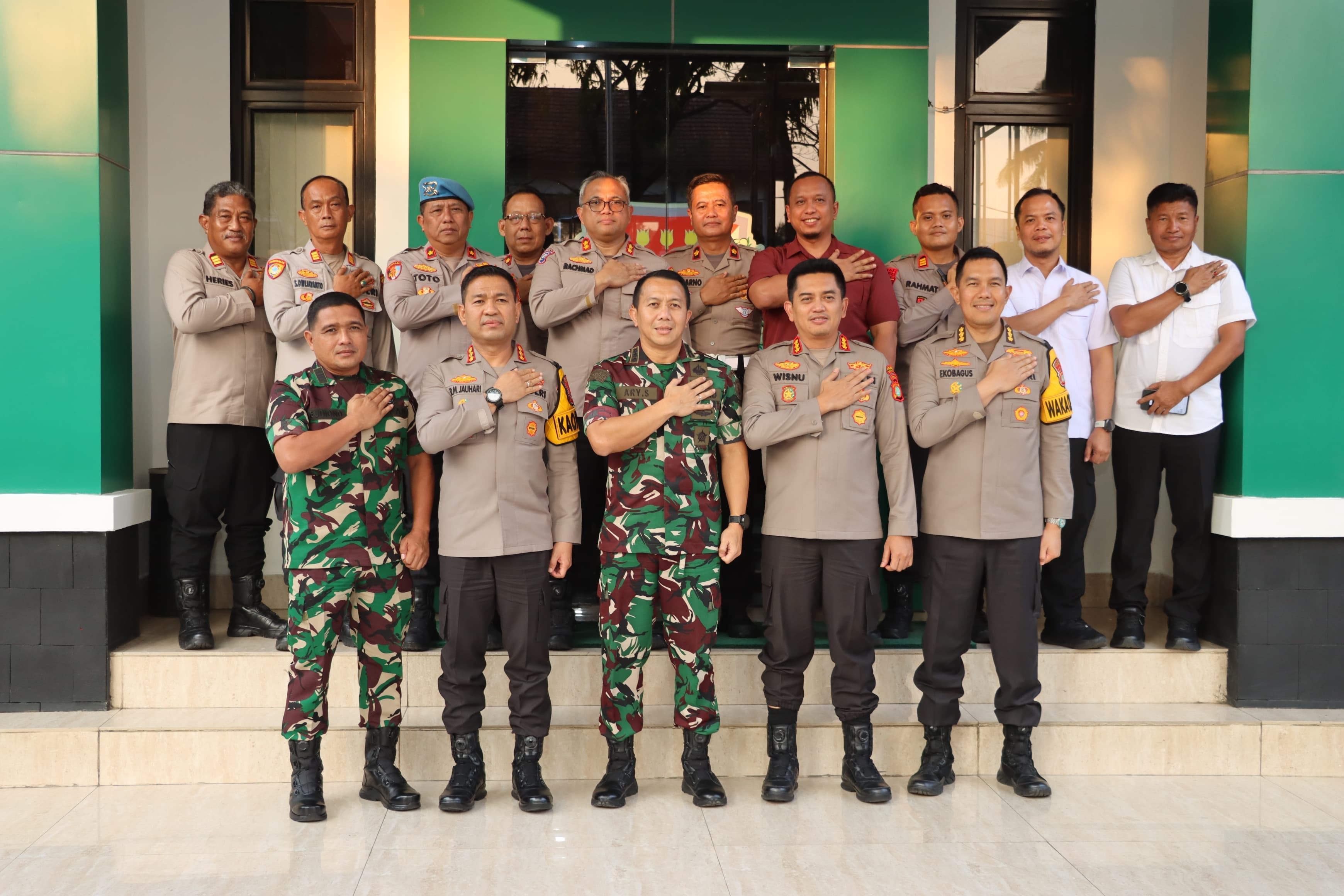 Kapolres Metro Tangerang Kota Pererat Sinergi dengan Dandim 0506/Tangerang, Komitmen Jaga Kondusivitas Tangerang Raya