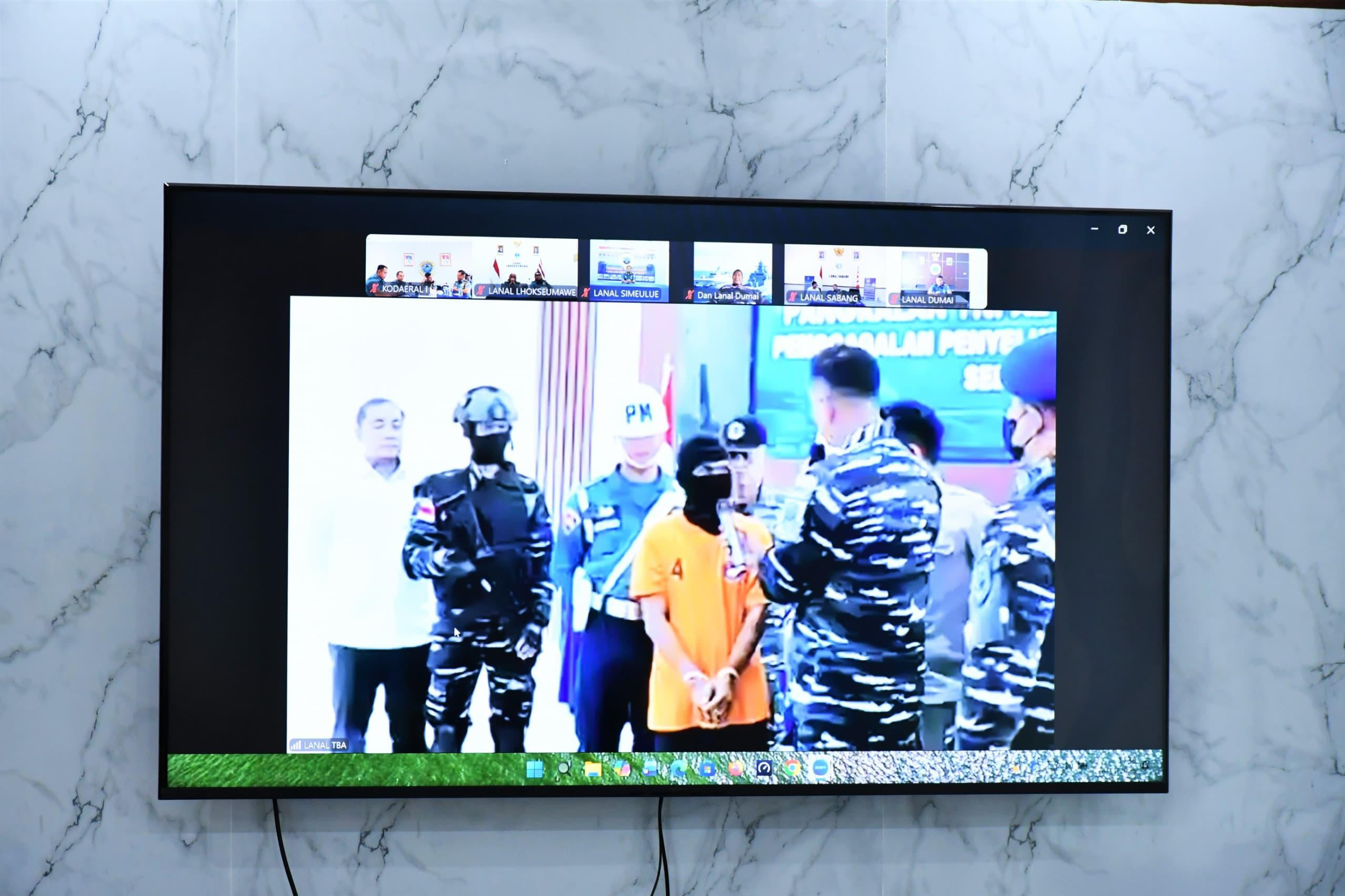 Gerak Cepat F1QR Lanal TBA Gagalkan Penyelundupan Narkoba Sebanyak 1,5 Kilogram