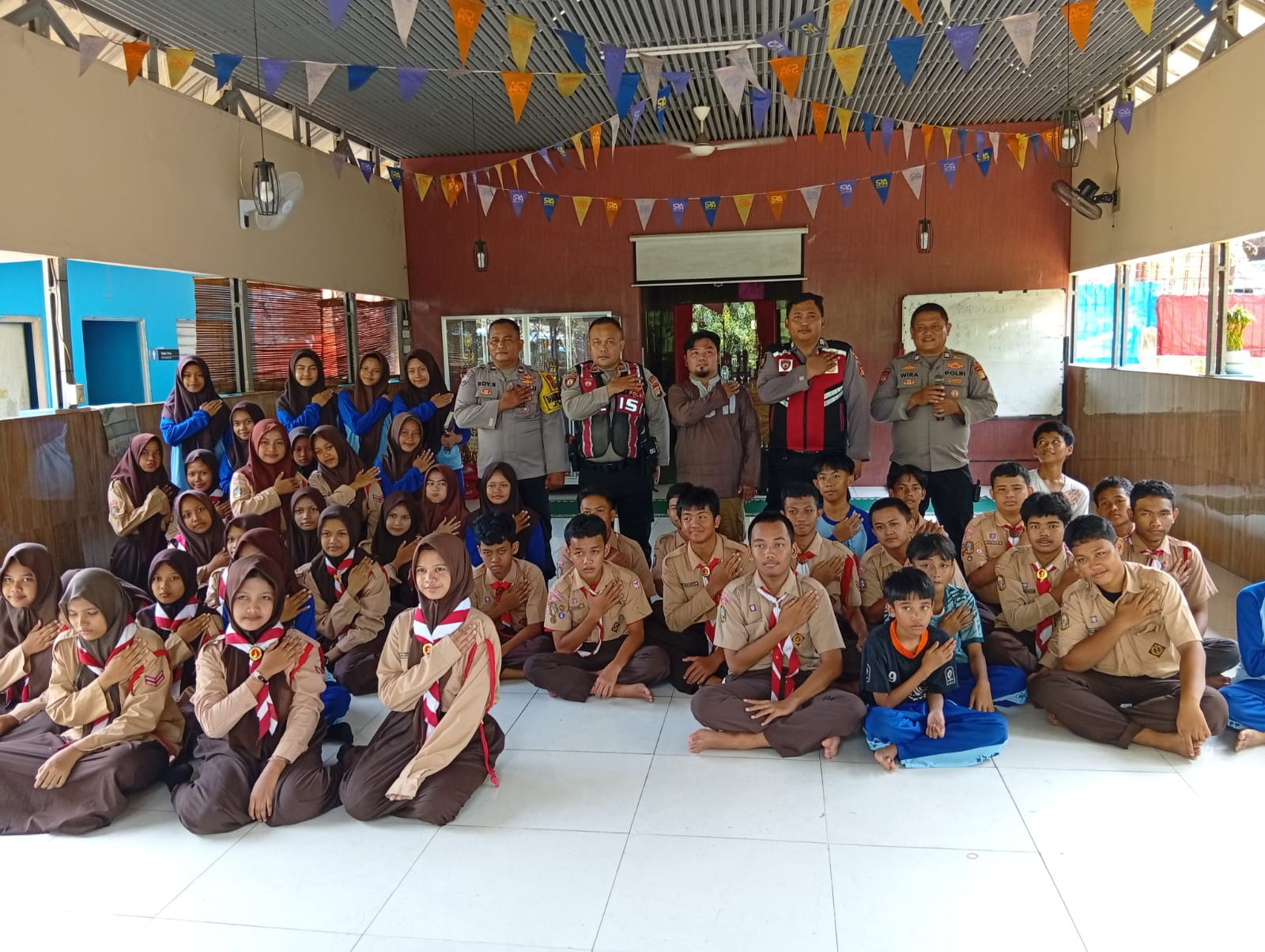 Polsek Pademangan Gelar Police Go To School, Edukasi Pelajar Jaga Kamtibmas dan Disiplin Diri