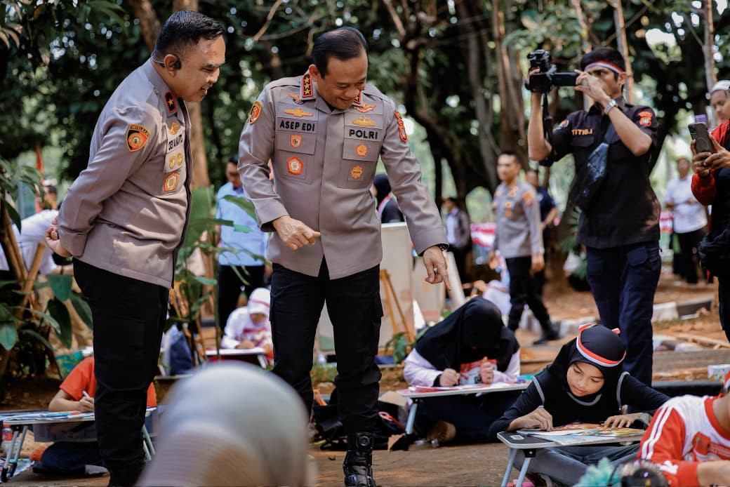 Semarak HUT ke-81 Kemerdekaan RI, Polda Metro Jaya Gelar Festival UMKM dan Lomba Melukis