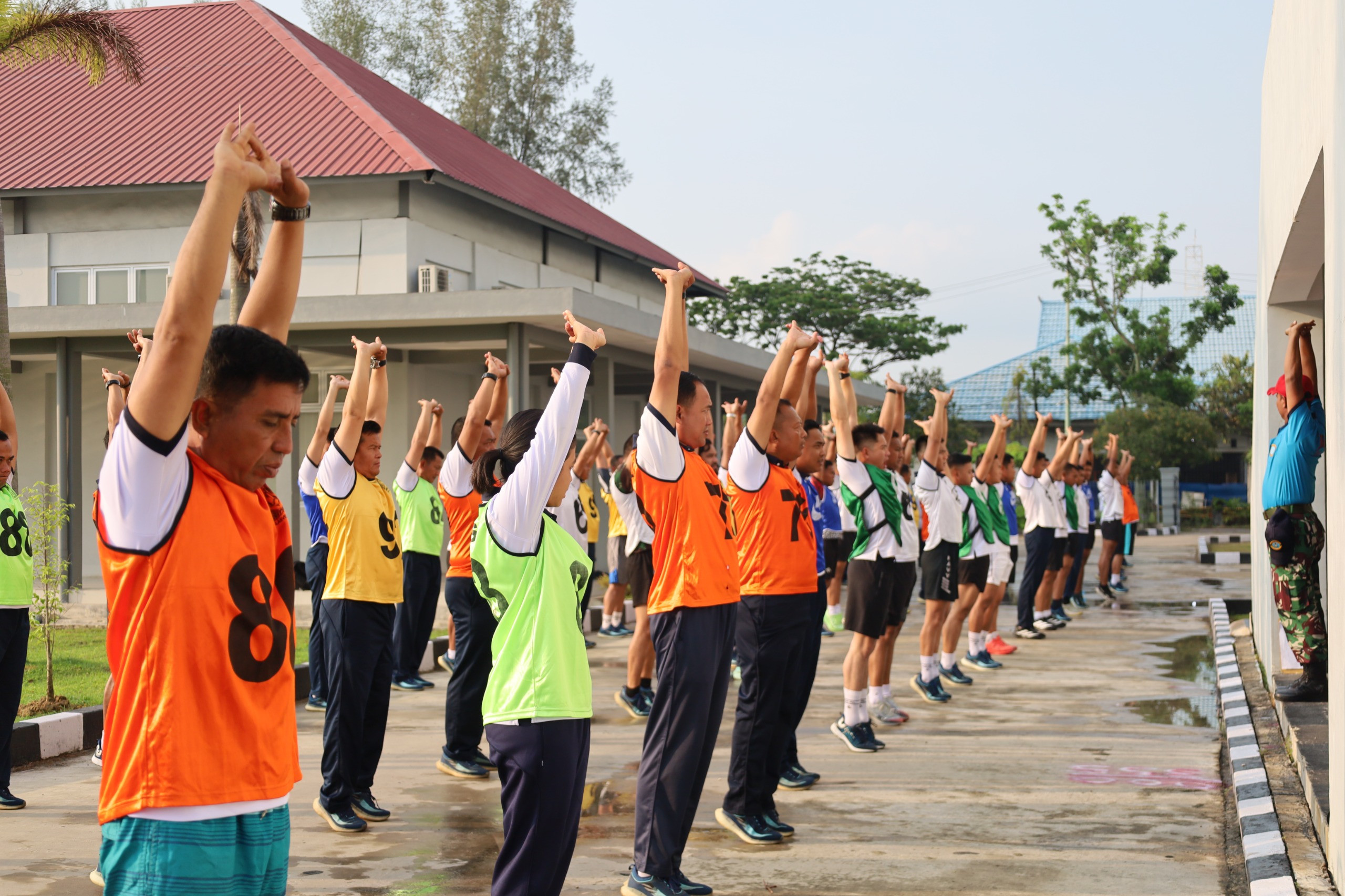 Tempa Fisik Prajurit, Lanal Dumai Gelar Samapta Periode I Tahun 2026