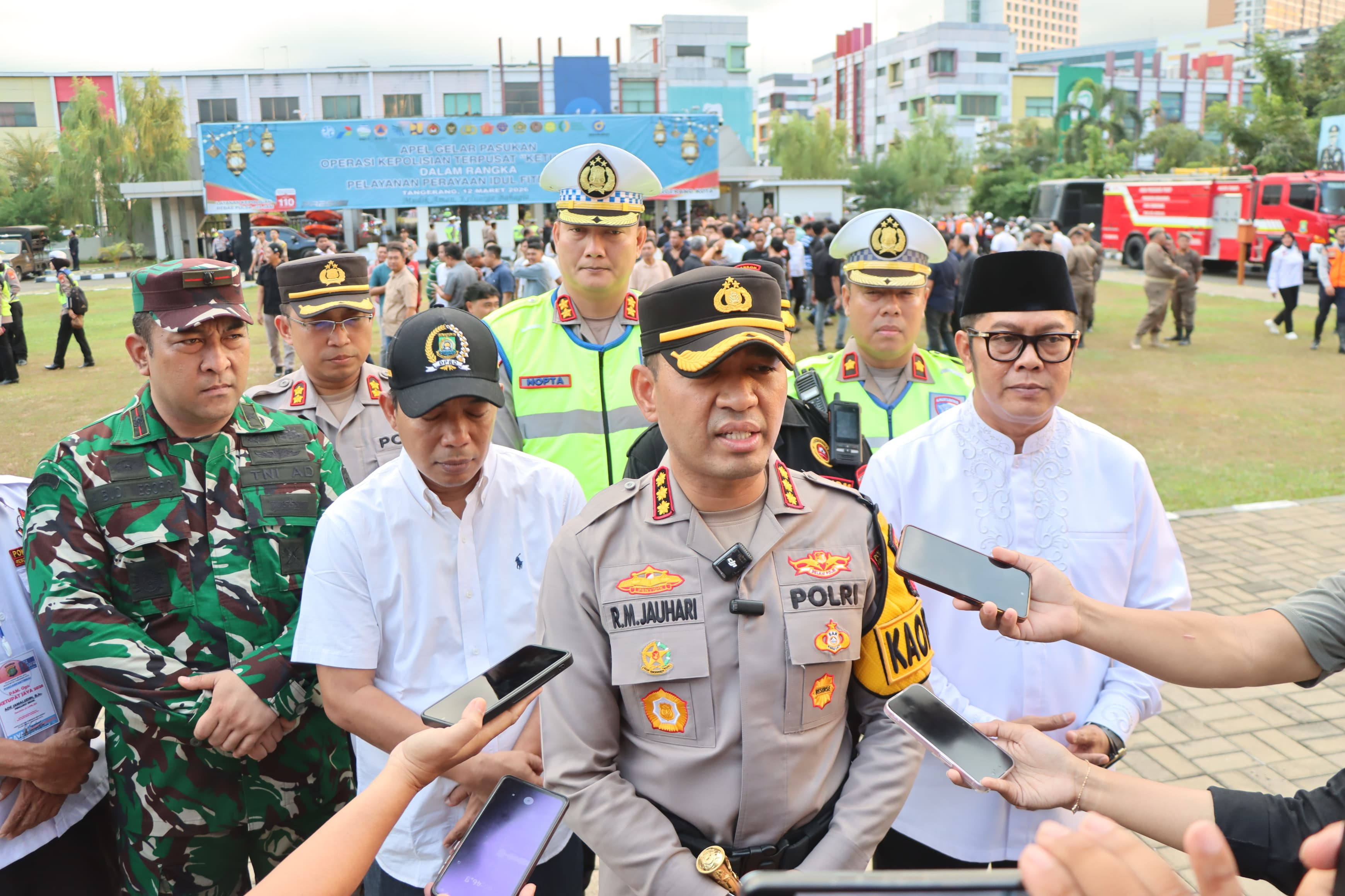 1.839 Personel Gabungan Amankan Malam Takbir di Kota Tangerang, 41 Titik Dijaga