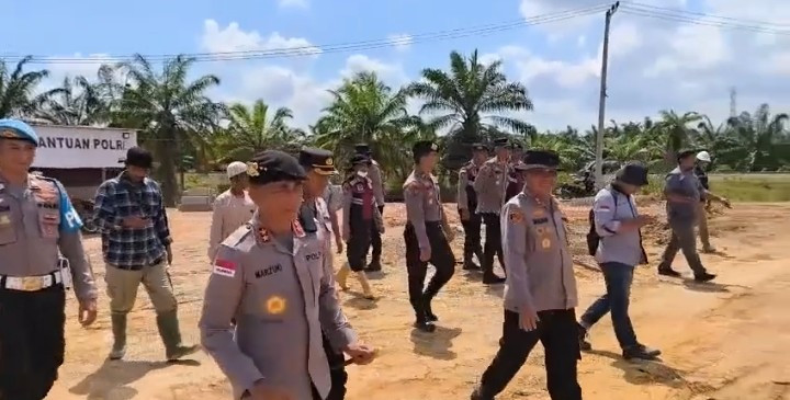 Kapolda Aceh Tinjau Progres Pembangunan 150 Huntap bagi Korban Banjir di Aceh Tamiang