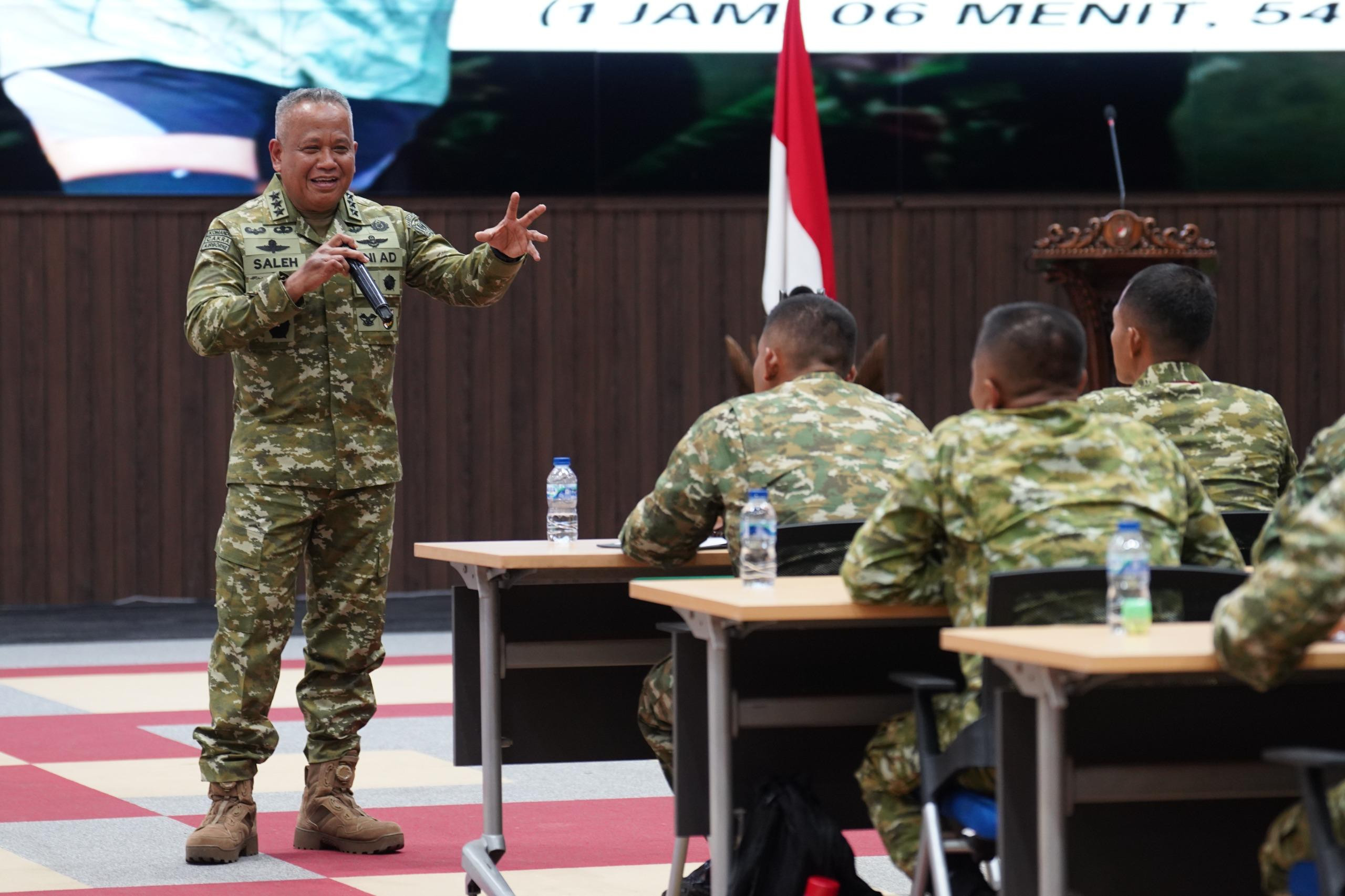 Wakasad: Kepemimpinan Dansat Kunci Keberhasilan Pembinaan Satuan