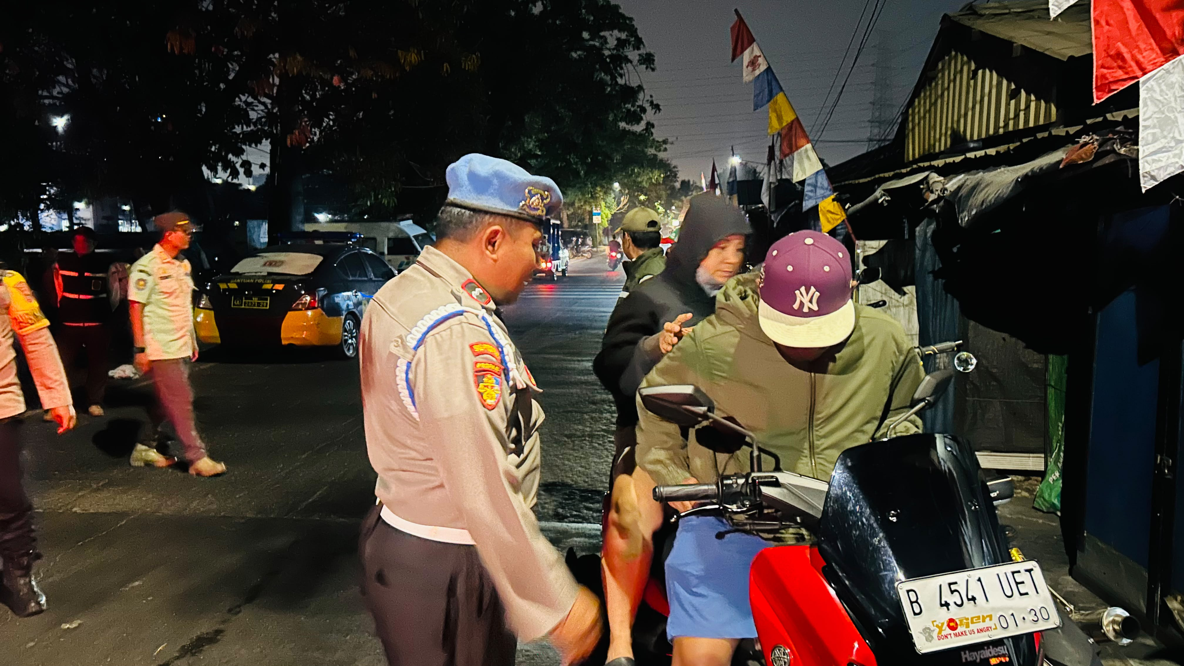 Polsek Koja Tingkatkan Patroli Malam untuk Tekan Aksi Tawuran dan Kejahatan Jalanan